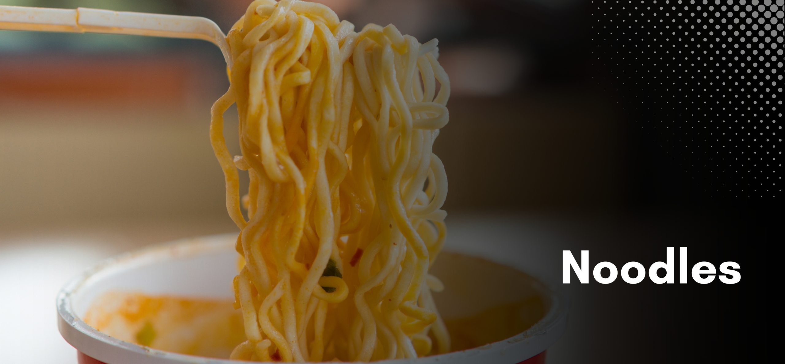 Close-up of Nepali instant noodles in retail packaging, ideal for wholesale and impulse sales.