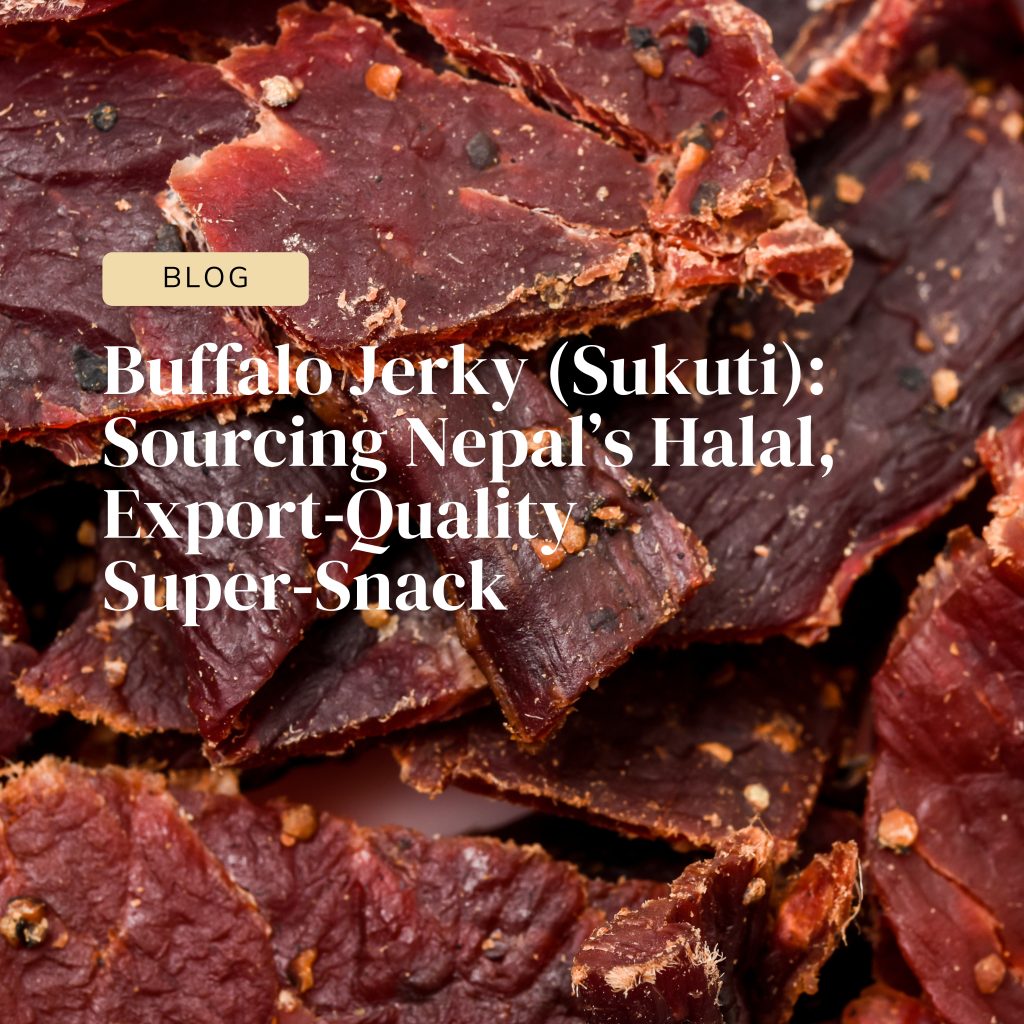 Halal Certified Buffalo Jerky from Nepal