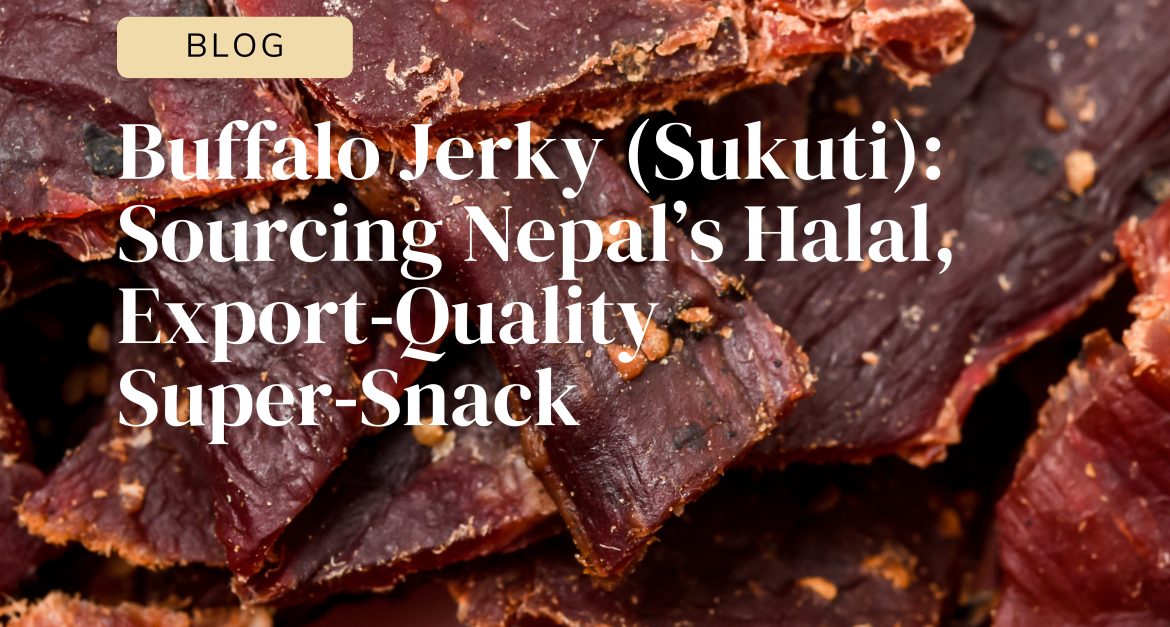 Halal Certified Buffalo Jerky from Nepal