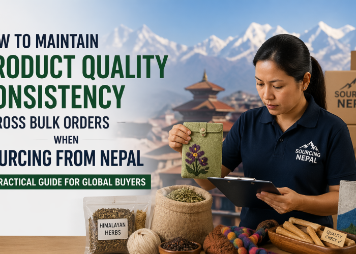 Quality inspection process while sourcing from Nepal for bulk export
