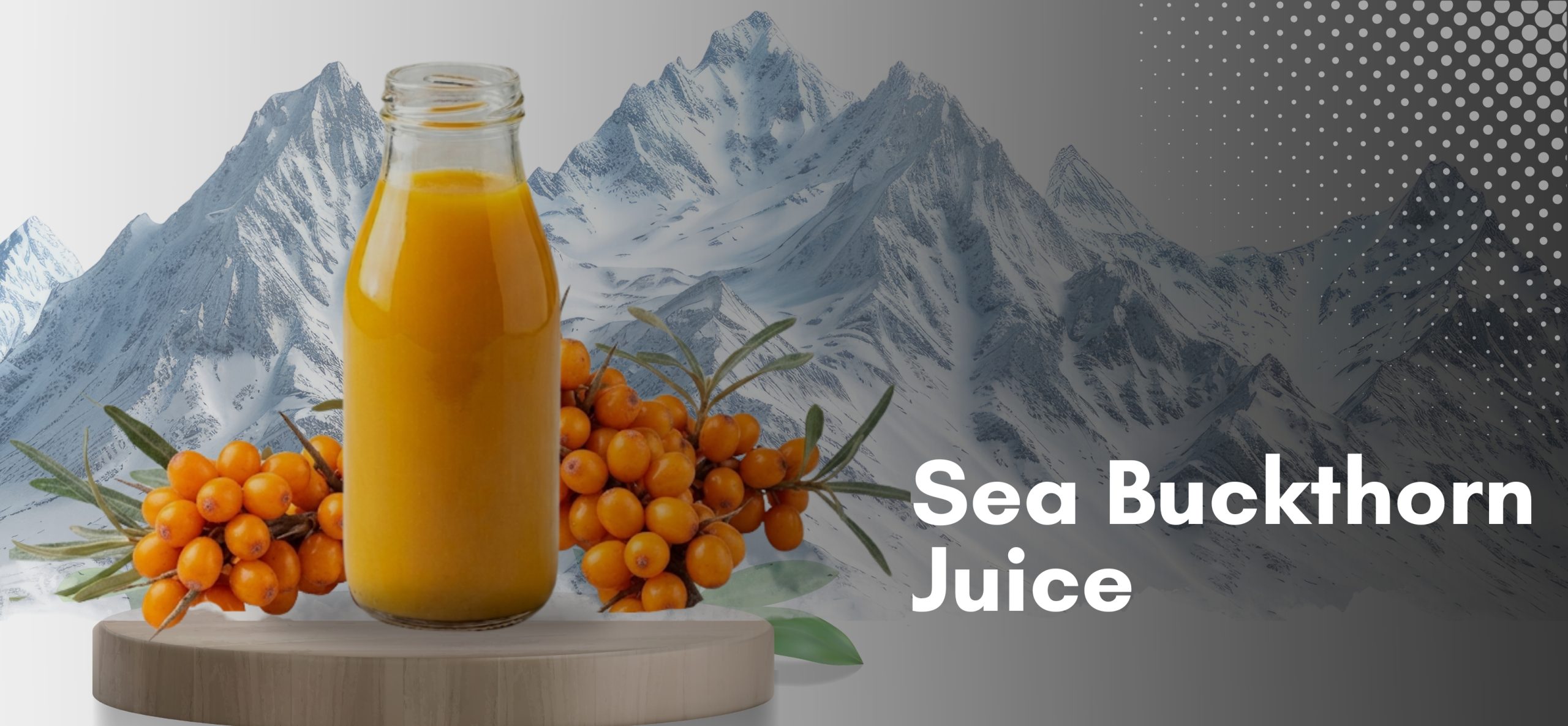 Sea buckthrone juice