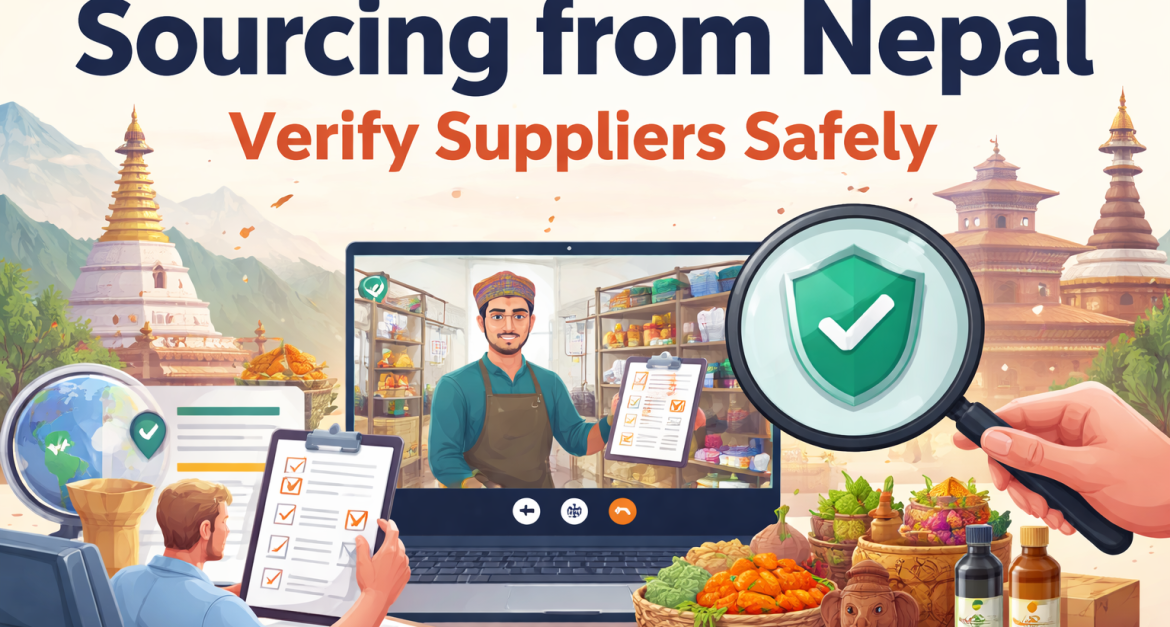 supplier verification process when sourcing from Nepal