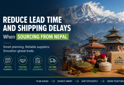 Bulk export shipment and quality inspection process for sourcing from Nepal