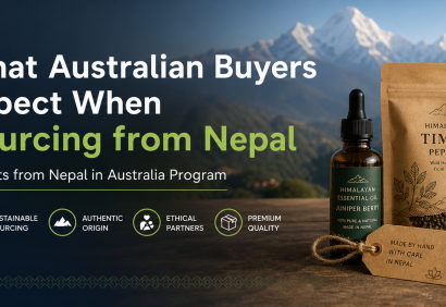 Packaging and branding examples for sourcing from Nepal products for Australian market