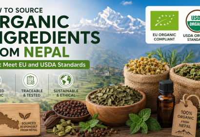 Organic herbs and spices sourced from Nepal meeting EU and USDA organic standards Organic herbs and spices sourced from Nepal meeting EU and USDA organic standards