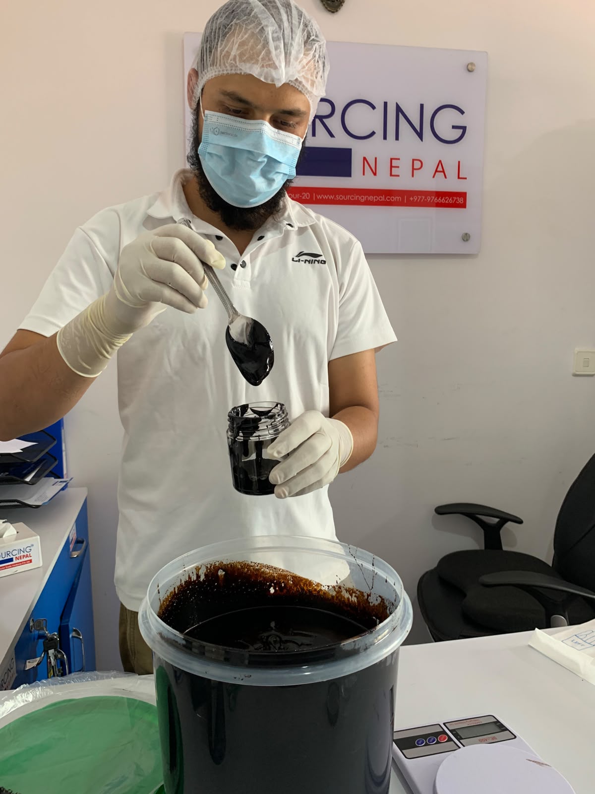 Preparing sample for testing